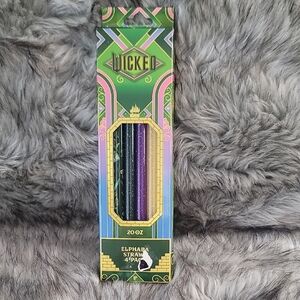 Wicked Elphaba Straw Set NWT